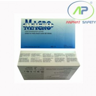 Găng tay y tế MACRO dày 5.8 gr